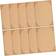 KOMBIUDA Certificates Paper 10pcs Blank Award Certificate School Business Use A4 Size Smooth Edges Printing