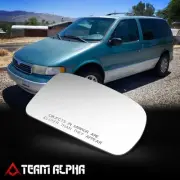 Fits 1993-1998 Villager/Quest Right Side Convex Mirror Glass Lens Factory Style