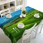 Overlooking Sky 3D Tablecloth Table cover Cloth Rectangle Wedding Party Banquet