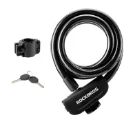 ROCKBROS Bicycle Lock Portable Anti-theft Ring Lock with 2 Keys Safety Lock for MTB Bike Motorcycle