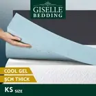 Giselle Bedding Memory Foam Mattress Topper Cool Gel Mat Bamboo 5cm King Single