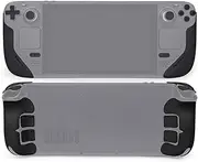 TALONGAMES Controller Grips Compatible with Steam Deck Controllers, Anti-Slip, Sweat-Absorbent, Textured Skin kit, for Handle Grips, Buttons, Triggers, D-pad (Pro Version - Black)