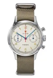 Men Classic 38mm Pilot Chronograph Watch Seagull 1963 ST1901 Mechanical Movem...