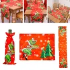 AU NEW Christmas Grinc/h Table Runner Wine Bag Placemat Xmas Home Dining Decor
