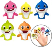 Nickelodeon Baby Shark 5 Pc Finger Puppet Set - Party Favors, Educational