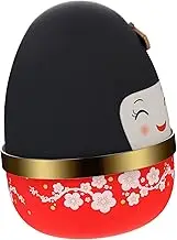 GOOHOCHY Adorable Rotatable Doll Music Box Japanese Style Melody Box for Home Decor Design Beautiful Sound Present for All Ages