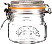 Kilner Square Clip Top Jar, 250 ml Capacity