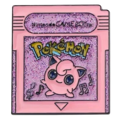 Pokemon Jigglypuff Gameboy Custom Enamel Pin Brooch Nintendo Anime