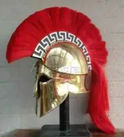 300 Wearable Spartan Helmet Medieval Leonidas Antique Greek Knight Corinthian