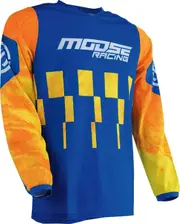 Moose Offroad Qualifier S25, jersey , color: Blue/Orange , size: S