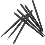 WRITWAA 8pcs Nail Art Brushes: Gel Polish Liner Brushes Set Dotting Tools Design Pen - for Nail Painting and Drawing Small Detail for Manicure
