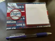 desktop Post it note holder - Los Angles Dodgers