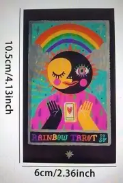 RAINBOW Tarot 78 Card Deck Tarot And Oracle COLOURFUL Set New Beginners