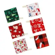 6 Pack Babys Handkerchieves Cotton Infant Face Towel Reusable Wipes Multipurpose