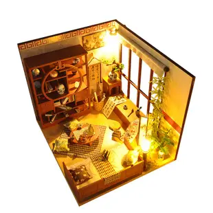 現貨 墨香閣 袖珍屋  DIY手作 生日禮物 迷你屋 模型屋 溫馨小屋  DIY小屋 娃娃屋 玩具屋