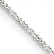 20 Inch Sterling Silver 1.2mm Figaro Chain