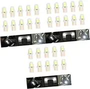 Sets Cob Car Led w Silicone Crystal Energy-saving Easy Plug-and-play Pcs