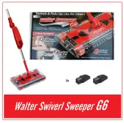 New Cordless Walter Swivel Sweeper G6 with 2 Batteries