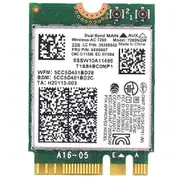 For Lenovo T440 X240 Y40 Y70 Y50 7260AC Wireless network card 4.0 Bluetooth 04X6007 green