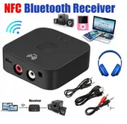 Bluetooth 5.0 Receiver 3.5mm AUX Jack RCA Wireless Adapter Dongle Mic NFC