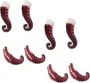 FELTECHELECTR 1 Set Realistic Artificial Seafood Models Vivid Octopus Claws Squid Tentacles for Home Restaurant Play Food Decor Educational