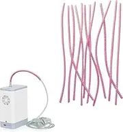 BuyUp 12 Pack Oxygen Tubing Support Crimp Straightener for Portable Oxygen Concentrator Oxygen Hose Nasal Cannula Oxygen Tubing Accessories (Pink)