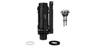 2-Inch Toilet dual flush valve replacement kit with Push Button Dual Flush To...