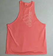 Adidas Womens Tank Top Rose Pink Size XL Tech Boston Running Training Singlet