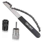 Bike Chain Whip Tool Kit, 3PCS Cycle Cassette Removal Tool Fit for