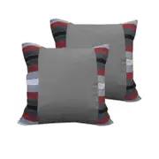 Bianca Pair of European Pillowcases Raymond Grey