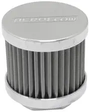 Aeroflow Small-10An S/S Billet Breatherwith Female -10An Re-Usable - AF77-2004