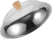Kichvoe Microwave Cover Pan Set Kitchen Cookware Lids for Pans Stainless Steel Lid for Wok