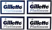 Gillette Platinum Double Blades 20 Blades