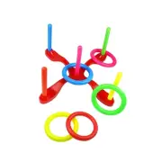 Plastic Throwing Quoits Rings Outdoor Sports Girls Boys