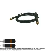Cable Coax Coaxial RCA 1:1 Audio Digital Shielded OFC ShockWave 6FT C2G 29724