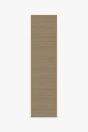 75' x 305' | Machine Washable Runner Rug | Kid & Pet Friendly | Indoor Rug | Tillie Solid Sand Re-Jute Rug | Ruggable