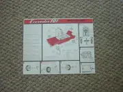 DELUXE READING CRUSADER 101 INSTRUCTION SHEET