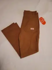 Wonder Nation Boys Carpenter Tan Pants - Size 14 Husky Adjustable Waist - NWT