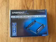 Sabrent 2.5" SSD & SATA Hard Drive to Desktop 3.5" Bay Bracket - UNOPENED BOX