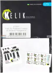 RESK72031K 1:72 ResKit/Kelik 3D Detail Set - F-4C F-4D Phantom II (HAS kit)