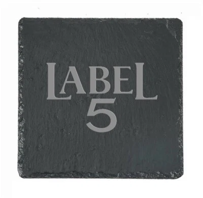 LABEL 5 Whiskey Slate Coaster
