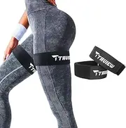 TAVIEW Occlusion Bands,4 Pack (2 Bicep Bands,2 Leg Bands), Comfortable Elastic Bands for Blood Flow Restriction Training and Fast Muscle Growth Without Lifting Heavy Weights…