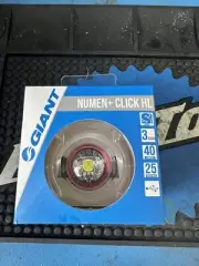 Giant NUMEN+ CLICK HL RED CASE Front White Bike Bicycle Light Rechargeable