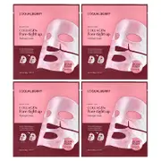 EQQUALBERRY, Bouncy Day, Collagen Pore-Tight Up, Hydrogel Beauty Mask, 4 Sheet, 1.01 oz (30 g) Each