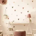 Nordic Warm Nursery Baby Room Wall Stickers Boho Polka Dot Home Decor