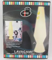 Lavagami Lava Lamp 48” Tall Yellow Paper Lantern The Original Lava Brand 2006