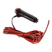 12/24V 3M Copper Lighter Socket Plug Connector Extension Wire Male Car Cigarette