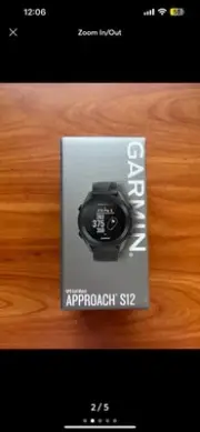 Garmin Approach S12 Golf GPS - Black (010-02472-00)