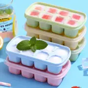 Kitchen 8 Grids Cube Ice Tray Mould Storage Cool Drinks Cocktails Fruit Box Hold