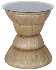 Progressive Furniture Kai Woven Hourglass Table/Stool